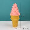 Modelo de sorvete, cone de sorvete falso, enfeites de cone de ovo, decoração de sorvete, adereços para fotos