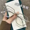 Óculos Polygonais Foscos Ultraleves de Designer para Miopia para Mulheres com Grau para Estudantes e Homens Sem Maquiagem Armações para Olhos Anti-Luz Azul