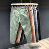 Pantalones de Hombre 2024 Nuevo Verano Caqui Pantalones Casuales Pantalones de Primavera y Verano para Hombre Tendencia de Negocios Sueltos Rectos Pantalones Juveniles