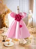 Vestido de princesa infantil de comercio exterior, vestido para niñas, vestido para interpretación de piano, vestido de novia para niña de las flores, banquete de cumpleaños y aniversario para niñas pequeñas.
