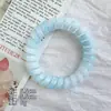 Elástico de Cabelo Cordão de Telefone de Verão Dopamina Simples Versátil Corda para Rabo de Cavalo Alta Elasticidade Faixa de Cabelo Elástico de Cabelo