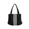 Nova Bolsa de Ombro Listrada Simples Moda Feminina Bolsa Tote de Grande Capacidade Bolsa Transversal para Alunos Leve Armazenamento