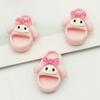 Novos chinelos dos desenhos animados diy acessórios de resina creme cola de telefone móvel caixa de papelaria patch acessórios de cabelo feitos à mão acessórios de cabelo acessórios