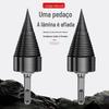 Broca de divisão de lenha Artefato de divisão de lenha martelo elétrico doméstico broca de percussão broca de percussão rural cone de divisão de material de divisão doméstica
