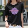 Body para mujer, verano 2021, nuevo estilo coreano, camiseta brillante, seda de hielo, suelta, versátil, talla grande, manga corta, top con lentejuelas