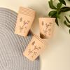 Vaso de Papel de Fibra de Bambú Vaso Desechable Venta al por Mayor Comercial Impresión de Logotipo Vaso para Beber Engrosado para el Hogar Vaso para Té Vaso para Café