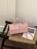 Bolso de Mano Pequeño de Alta Gama Estilo Francés para Mujer, Bolso Kelly Tejido de Lujo Ligero, Bolso Cuadrado Pequeño Cruzado Elegante de Nicho