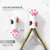 Capa Protetora de Cortador de Unha Ursinho Fofo Estilo Ins, Pinça e Tesoura de Silicone Garra de Gato Elástica, Anti-Queda