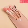 Set de regalo de 8 mini brochas de maquillaje, esponja de belleza, borla de polvo en forma de coma, diadema de mariposa, herramientas de belleza al por mayor