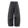 Ropa Vintage Yidao Otoño 2026 Nuevos Pantalones Casuales de Pierna Ancha de Corte Holgado para Hombre, Elegantes Pantalones Rectos de Pinzas Retro