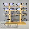 Soporte de Exhibición de Gafas de Madera Maciza Creativo Soporte de Exhibición Prop Decoración Soporte para Gafas de Sol Estante Almacenamiento Multicapa Soporte para Gafas