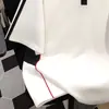 Camiseta de Manga Corta con Cuello Polo Estilo Coreano para Hombres y Mujeres, Verano Holgada, Moda Versátil de Gama Alta Blanca, Tops de Pareja, Estilo Ins