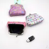 2025 Nova Mini Bolsa de Moedas com Fivela de Verão Bolsa Clip Laser Pu Abelhinha Fofa Moeda