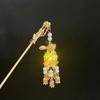 Accesorios para el Cabello de Hanfu Retro para Peinados Diarios Pasador de Linterna Linterna de Palacio Pabellón del Espíritu de Hada Pasador de Conejo