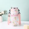 Funda para taza de hielo con asa de 40 oz para buceo transfronterizo, funda protectora para taza de coche, bolsa de almacenamiento diagonal ajustable