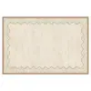 Alfombra de sala de estar color crema estilo vintage, fácil de limpiar, lavable, limpiable con paño, impermeable, resistente a las manchas, lujo ligero, alfombrilla para suelo de sofá y dormitorio de alta gama