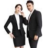 Traje de dos botones para hombre y mujer, temperamento de funcionarios públicos, ropa formal profesional para profesores, moda, entrevista, bordado, ropa de trabajo