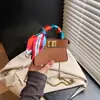 Bolsa Infantil 2026 Nuevo Modelo Alta Calidad Diseño de Nicho Versátil Mini Hombro Cruzada Mini Labial Bolsa Cuadrada Pequeña