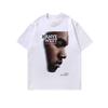 Camiseta de Manga Corta Americana Urbana Vintage Retro de Moda Camiseta sin Mangas Lavada con Estampado Directo de Moda para Hombre Verano