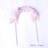 Decoración Creativa para Pastel de Cumpleaños Lazo Bola de Pelo Arco Enchufe para Pastel Pequeña Princesa Enchufe para Decoración de Pastel