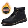 Sapatos de Segurança de Inverno Masculinos São Anti-Esmagamento, Anti-Perfuração, Anti-Odor, Leves, Ultraleves, Solado Macio, Biqueira de Aço, Respiráveis Sapatos de Trabalho para Canteiro de Obras