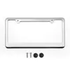Moldura de Placa de Carro para Modificação Atacado Moldura de Placa Padrão Americano Suporte de Placa de Licença de Aço Inoxidável Capa de Placa de Licença Transfronteiriça Xclpf