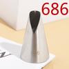 686# Boquilla para pastelería Santa Anna acero inoxidable 304 soldadura pulido crema decoración de repostería herramienta DIY grande