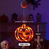 Luz LED de Halloween com Ventosa Luz Decorativa Gnomo Morcego Coelho Abóbora Luz Lanterna Ambiente Interno para Parede