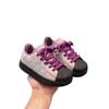 Tenis Negros con Puntera de Concha Versión Ancha 2025 para Niños Nuevos Retro Felpa Versátiles Estudiante Casual Zapatillas Deportivas Modernas