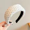 Diadema Melard pequeña estilo Chanel de copa alta para mujer, diadema elegante retro para uso diario que hace que la cara se vea más pequeña, accesorio para el cabello