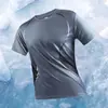 Camiseta de manga curta transfronteiriça para homens, verão estilo coreano moderna simples de meia-manga, estilo Hong Kong solta casual moderna de marca