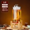 Garrafa de Vidro Espumante Geração 10kg Jarra Especial para Maceração de Vinho Vinho Medicinal de Ginseng e Goji Berry Garrafa com Jarra Selada para Vinho com Torneira