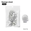 Manicure 2025 Nova Mini 10mm Cinza Redonda Esponja Folha de Polimento Ferramenta de Rolamento para Polir Unhas