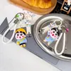 Novo Chaveiro Fofo do Shin-Chan Porta-Chaves de Carro Cortador de Unhas de Aço Carbono Melhor Amigo Par Mochila Conjunto de Limpadores de Ouvido