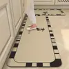 Tapete de piso de cozinha temu transfronteiriço especial absorvente secagem rápida antiderrapante doméstico resistente à sujeira fácil de cuidar macio de terra de diatomáceas