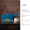 Taza de Oficina de Apsaras Voladoras de Dunhuang Taza de Cerámica Ru Kiln con Tapa Separación de Agua y Té Taza con Infusor de Té Taza de Gama Alta Souvenir