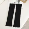Calcetines de Cachemir al por Mayor del Fabricante, Calcetines de Punto Cálidos de Color Sólido de Longitud Media, Moda Simple Versátil