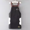 Delantal Impermeable y a Prueba de Aceite Moda Hogareña Cocina Adulto Cintura Mujeres Catering Ropa de Trabajo Nubes Arcoíris Hombres