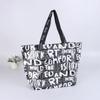 Bolsa tejida portátil de polipropileno, personalizada, recubierta de película, para compras, regalo, impresión a color, protección del medio ambiente, bolsa publicitaria, logotipo personalizado.