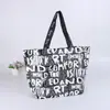 Bolsa Tejida Portátil Transfronteriza Bolsa Tejida de Regalo de PP Gran Capacidad Ecológica Bolsa de Compras para Ropa Bolsa Tejida Recubierta Creativa