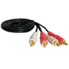 Cable de audio dos a dos 2 RCA doble cabeza de loto cable AV audio y video extensión de altavoz de computadora cable de extensión