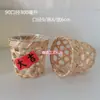 Cesta de bambu copo para bebida tecelagem de bambu cesta de bambu tubo de bambu conjunto de produtos de bambu gaiola para copo copo de chá de leite check-in celebridade da internet manga oca sorvete