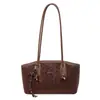 Bolsa Estampa de Leopardo, Bolsa Grande para o Dia a Dia, Bolsa Tote Simples, Bolsa de Ombro Feminina Versátil de Alto Padrão Retrô para Outono e Inverno