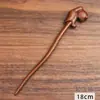 Grampo de Cabelo de Sândalo Dourado com Estilo Vintage e Toque de Luxo, Apresentando um Design de Animal Gato, Grampo de Cabelo de Madeira para Penteados Altos, Acessório de Cabelo Portátil, Disponível para Dropshipping