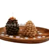 Velas de Piña Año Nuevo Invierno Navidad Creativas Fragancia a Aguja de Pino Fragancia a Piñón Velas Aromáticas de Cedro Rojo Ciprés Hechas a Medida