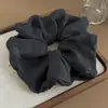 Goma para el pelo de malla de lunares estilo coreano para principios de otoño, accesorio casual para coletas, accesorio de pelo elegante para moños