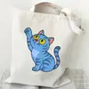 Bolsa de Lona con Estampado de Tigre para Grupo de Chicas Coreano Kpop 35X40 Bolso de Hombro Tote Diario Bolsa de Compras 0925-6