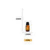 Botellas de Vidrio Marrón para Aceites Esenciales de 5 ml a 100 ml, Envases Multiespecificación a Prueba de Luz para Cuidado de la Piel, Fabricante de Botellas Dispensadoras de Esencia Líquida Original