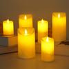 Suministro Directo de Fábrica Plástico Control Remoto Artificial Oscilante Luz de Vela Digital Led Decoración Confesión Boda Vela Grande