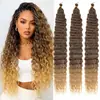 Extensiones de Crochet de Fibra Sintética Europea y Americana Deep Wave 22-30 Pulgadas Pelucas Transfronterizas